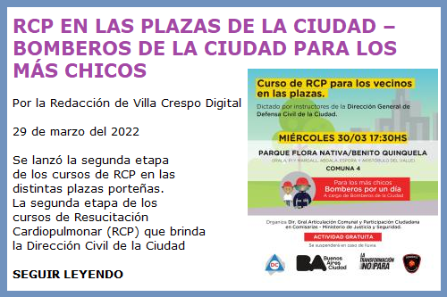 RCP Y BOMBEROS SEGUNDA ETAPA